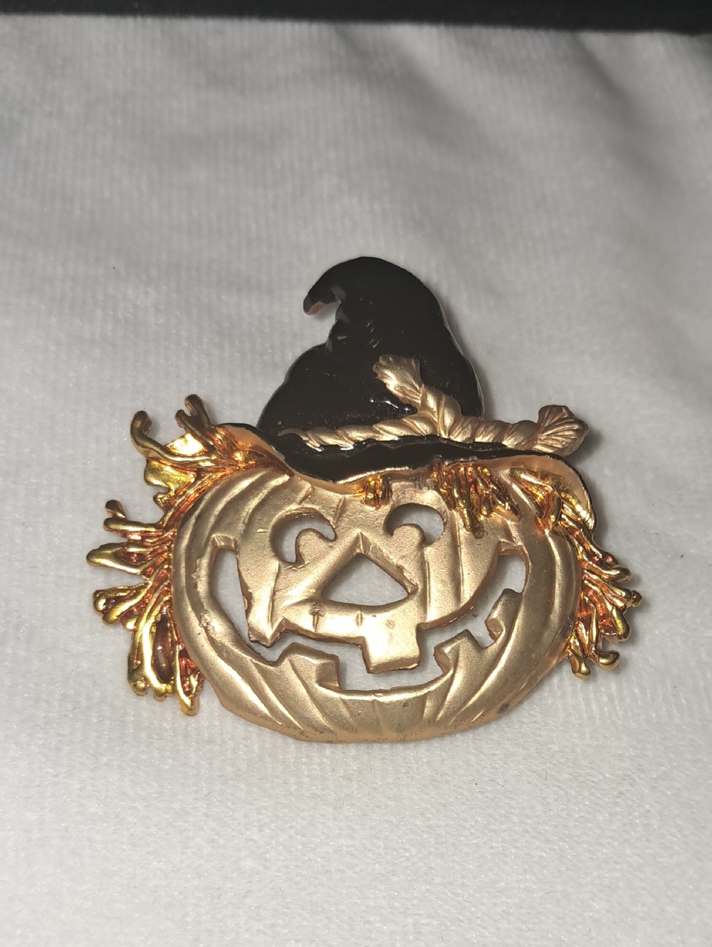 Vintage Jonette Jack-O-Lantern Brooch